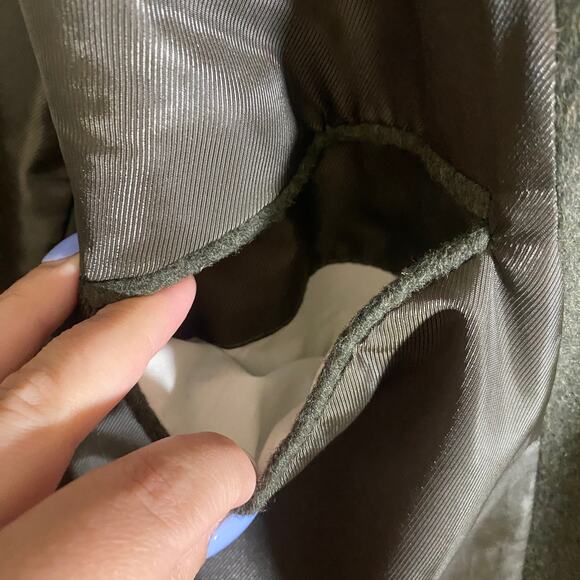 Stanley Blacker Dark Olive Green 100% Camel Hair Sportscoat Jacket SZ XL/42 ** - Picture 14 of 15